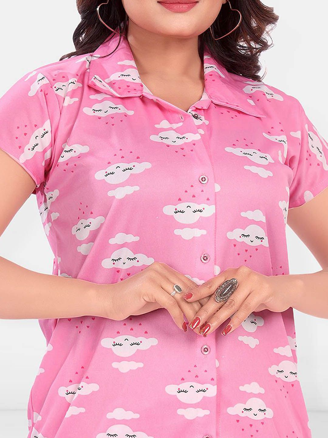 Women Printed Night suit