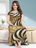 Be You Printed Square Neck Maxi Nightdress