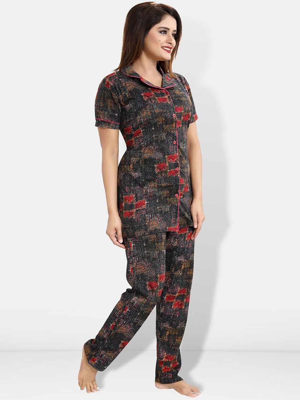 Pack of 2 Printed Night suit