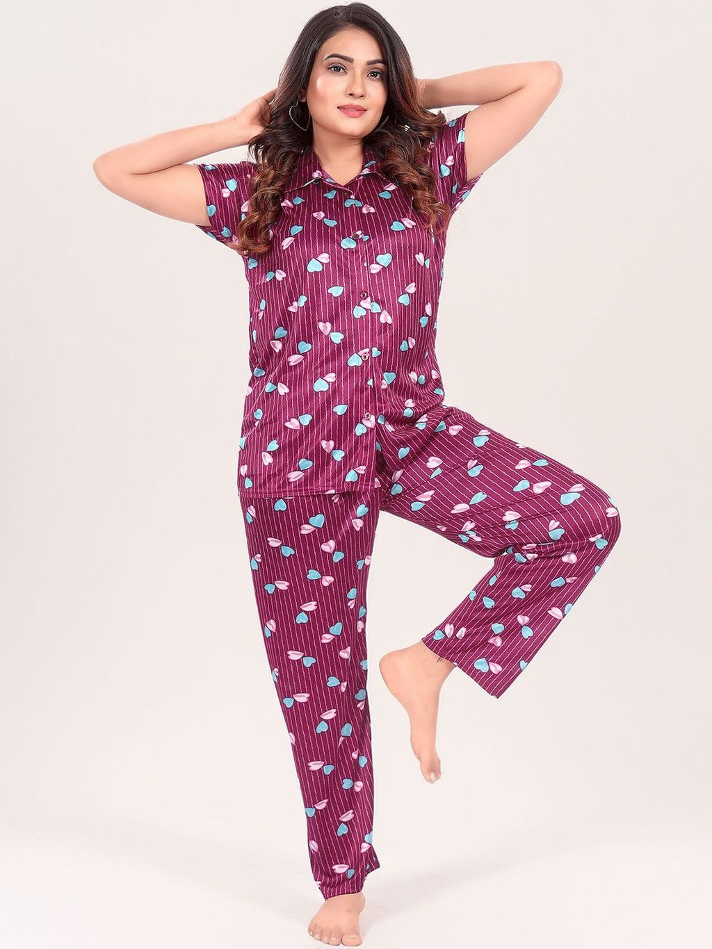 Be You Women Printed Night suit