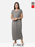 Be You Women Pack Of 2 Maxi Nightdress