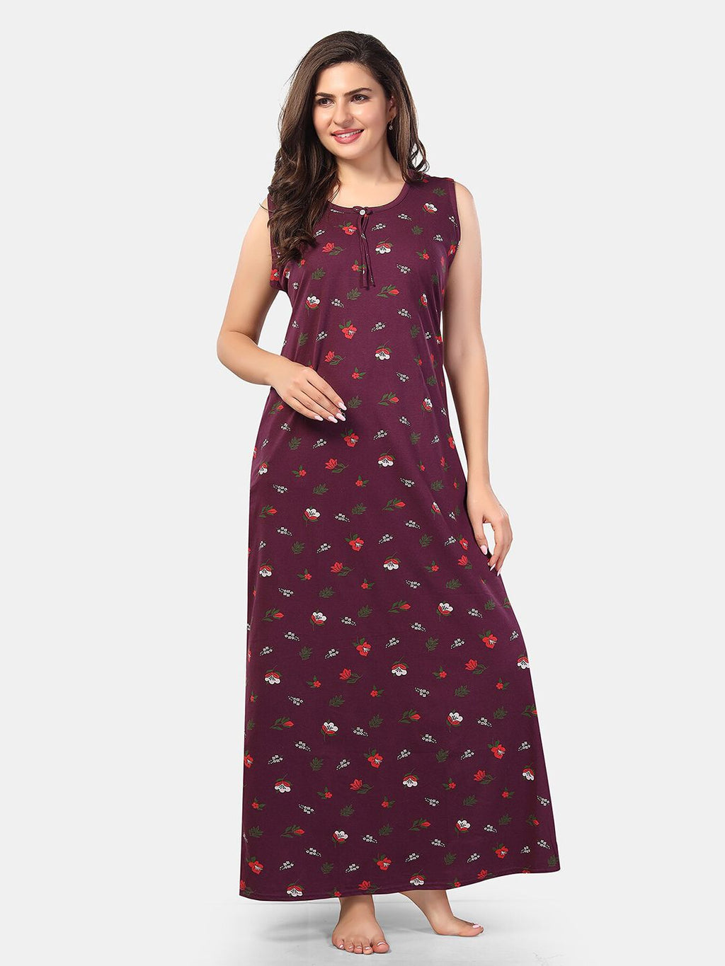 Be You Printed Maxi Nightdress