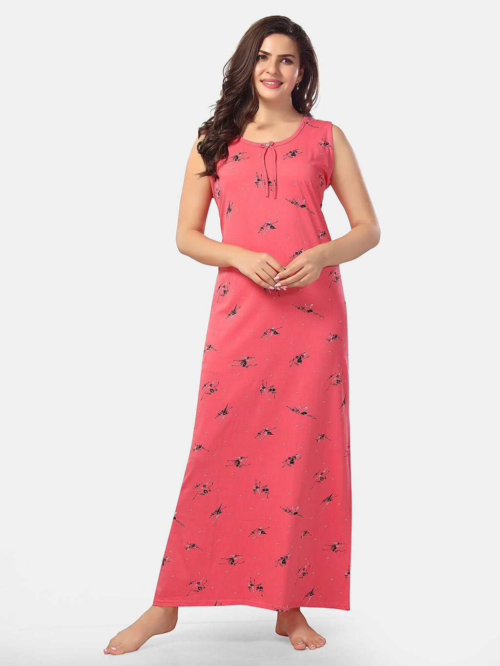 Be You Printed Maxi Nightdress