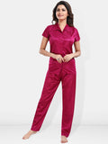 Be You Satin Shirt & Lounge Pant Night Suit