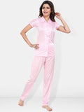 Be You Satin Shirt & Lounge Pant Night Suit