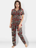 Be You Geometric Printed Night suit