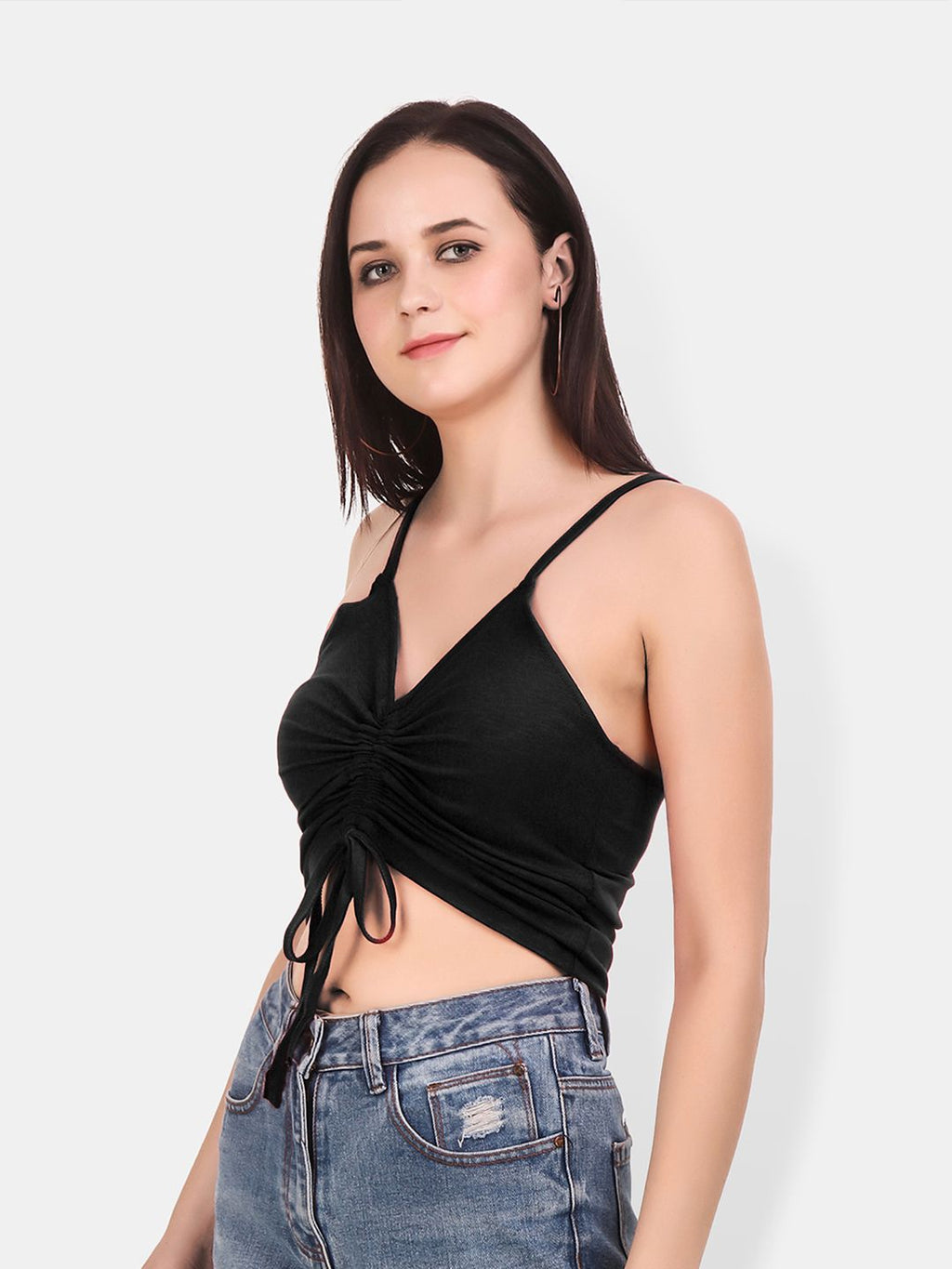 Cotton Bralette Crop Top