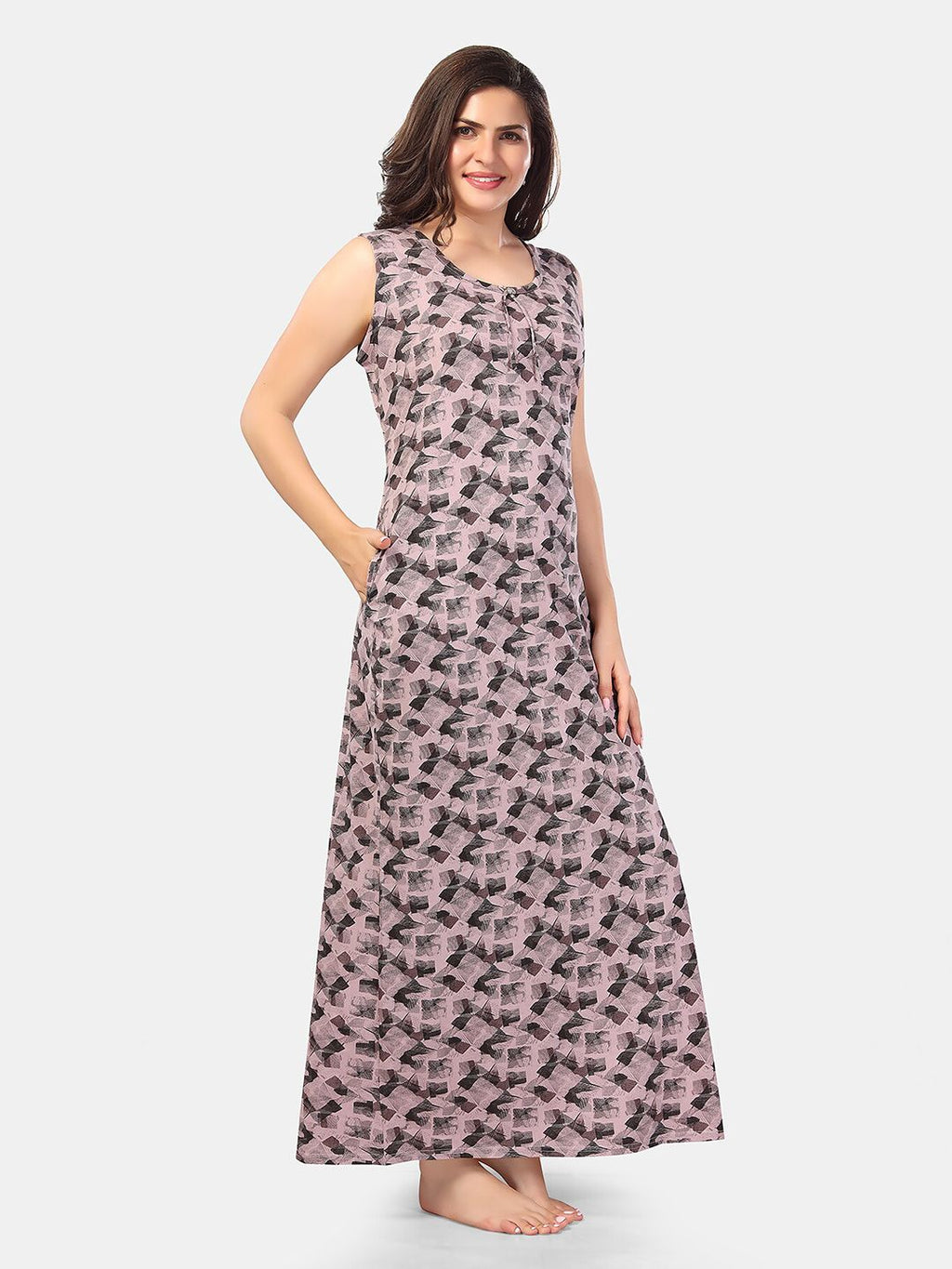 Printed Maxi Nightdress
