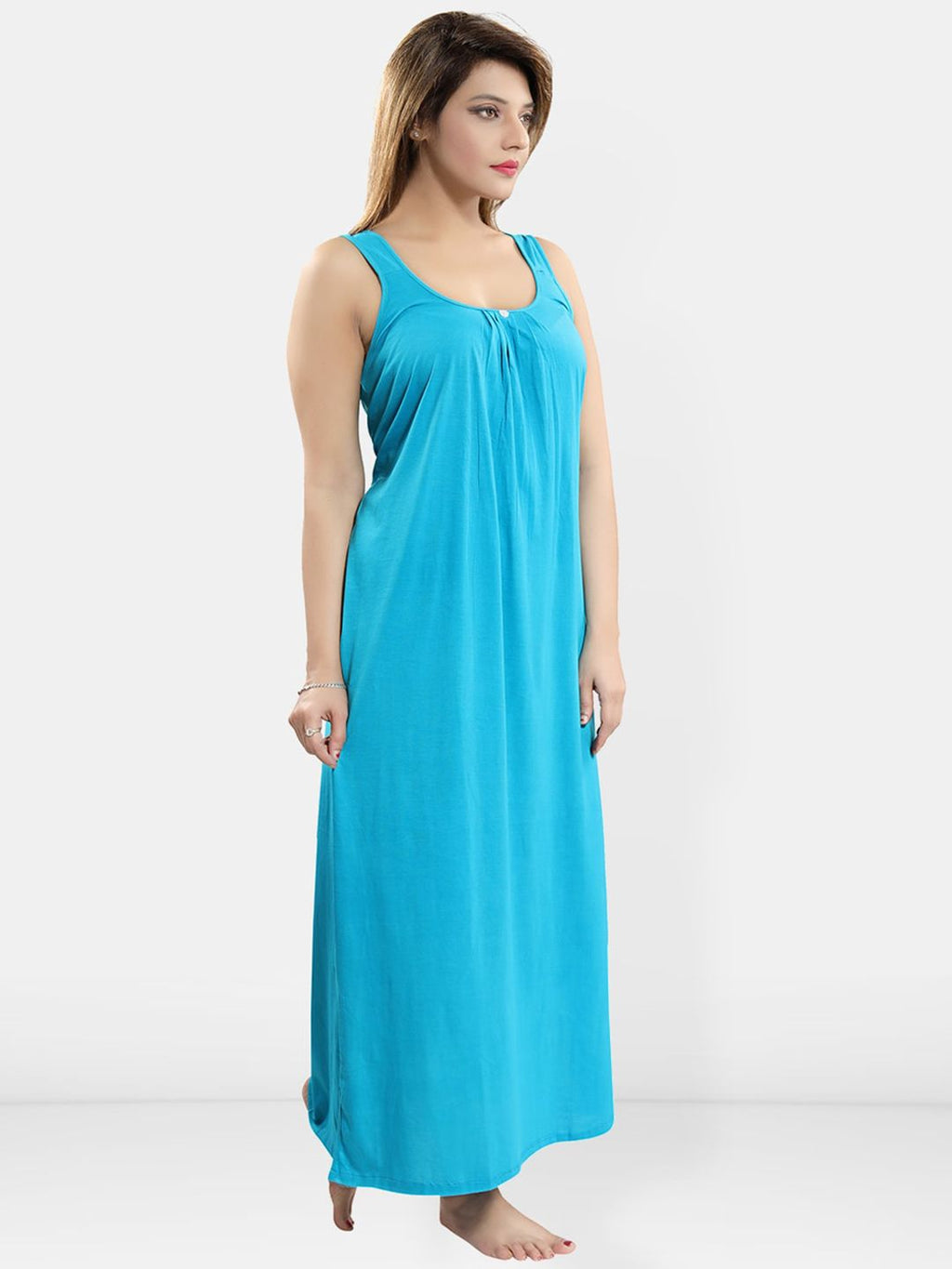 Cotton Full Nighty Slip