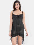 Be You Shoulder Straps Net Baby Doll With Briefs