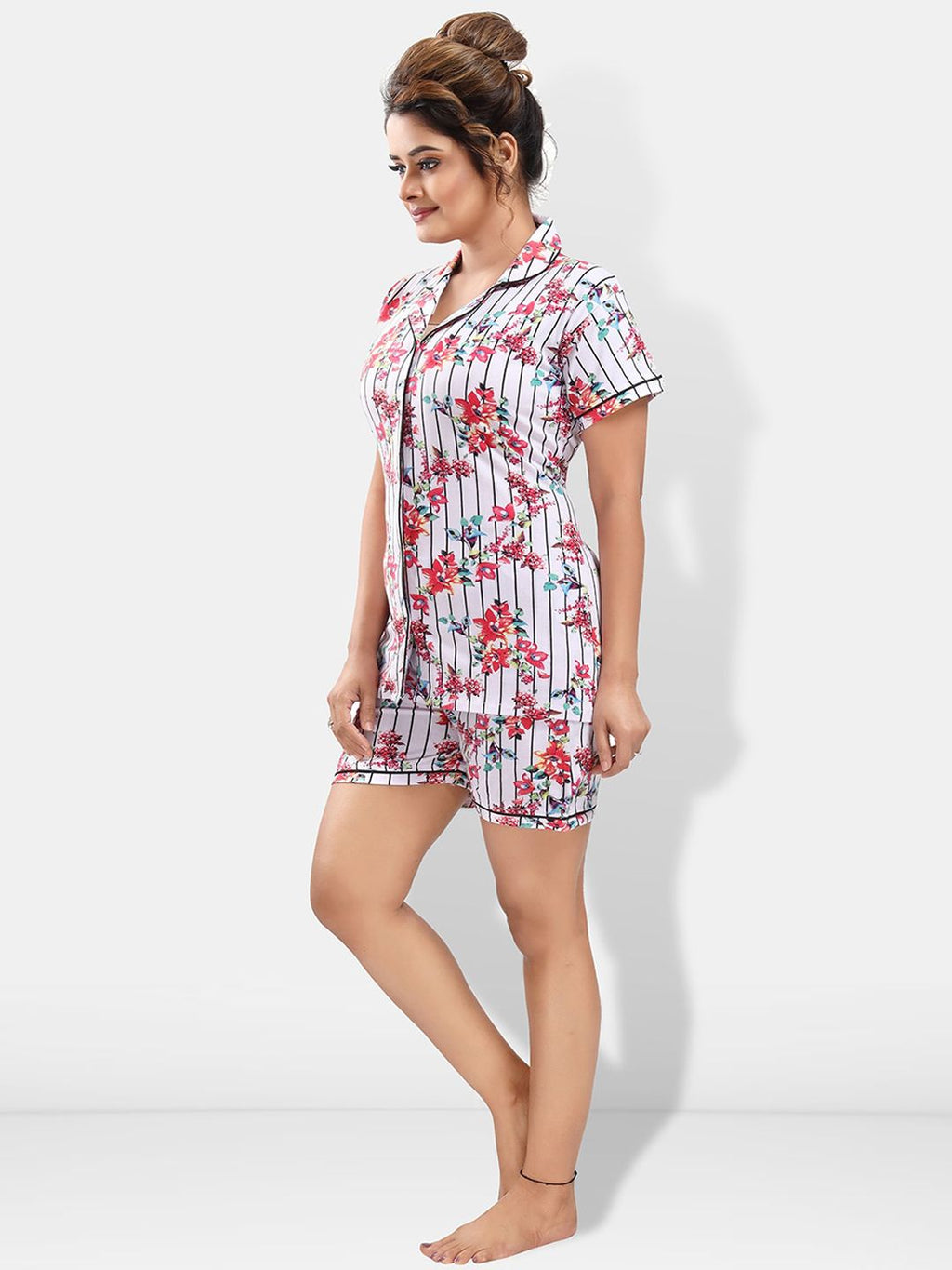 Pack Of 2 Floral Printed Night Suit