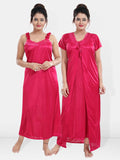 Be You Maxi Satin Wrap Nightdress With Robe