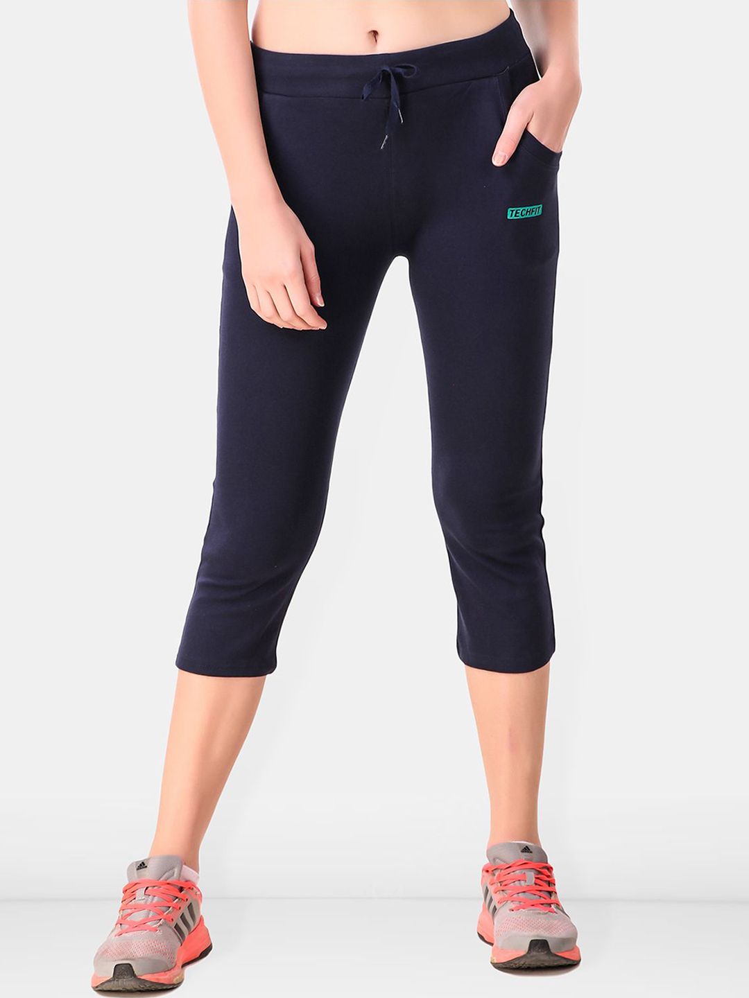 Be You Cotton Solid Three Fourth -Length Tights