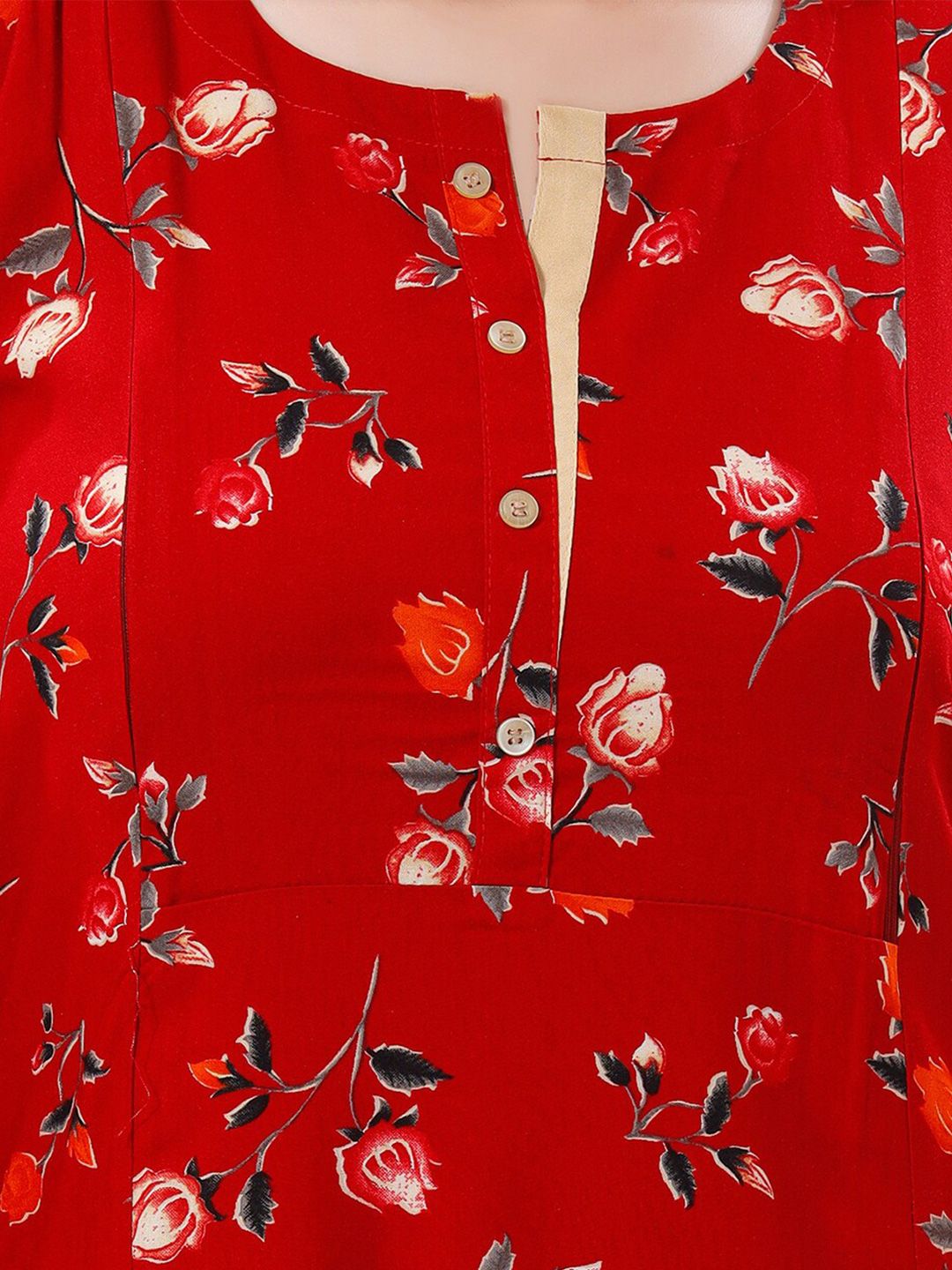 Floral Printed Maternity Kurta