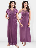 Be You Satin Maxi Nightdress With Robe