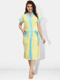 Be You Women Cotton Anti-bacterial Super Soft Bath Robe With Belt