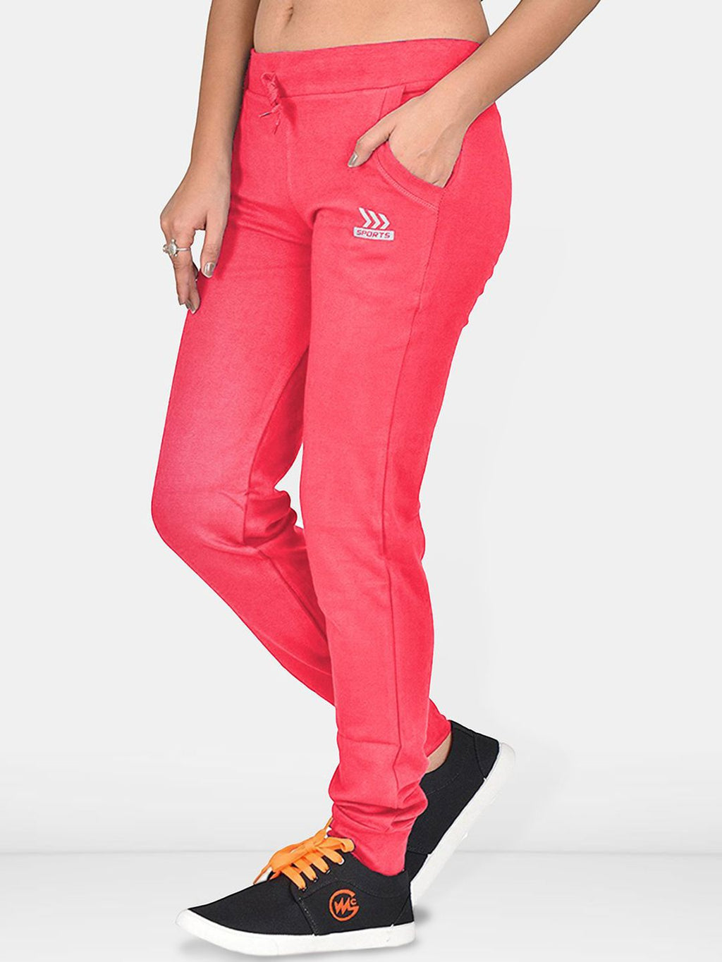 Women Cotton Relaxed-Fit Track Pants
