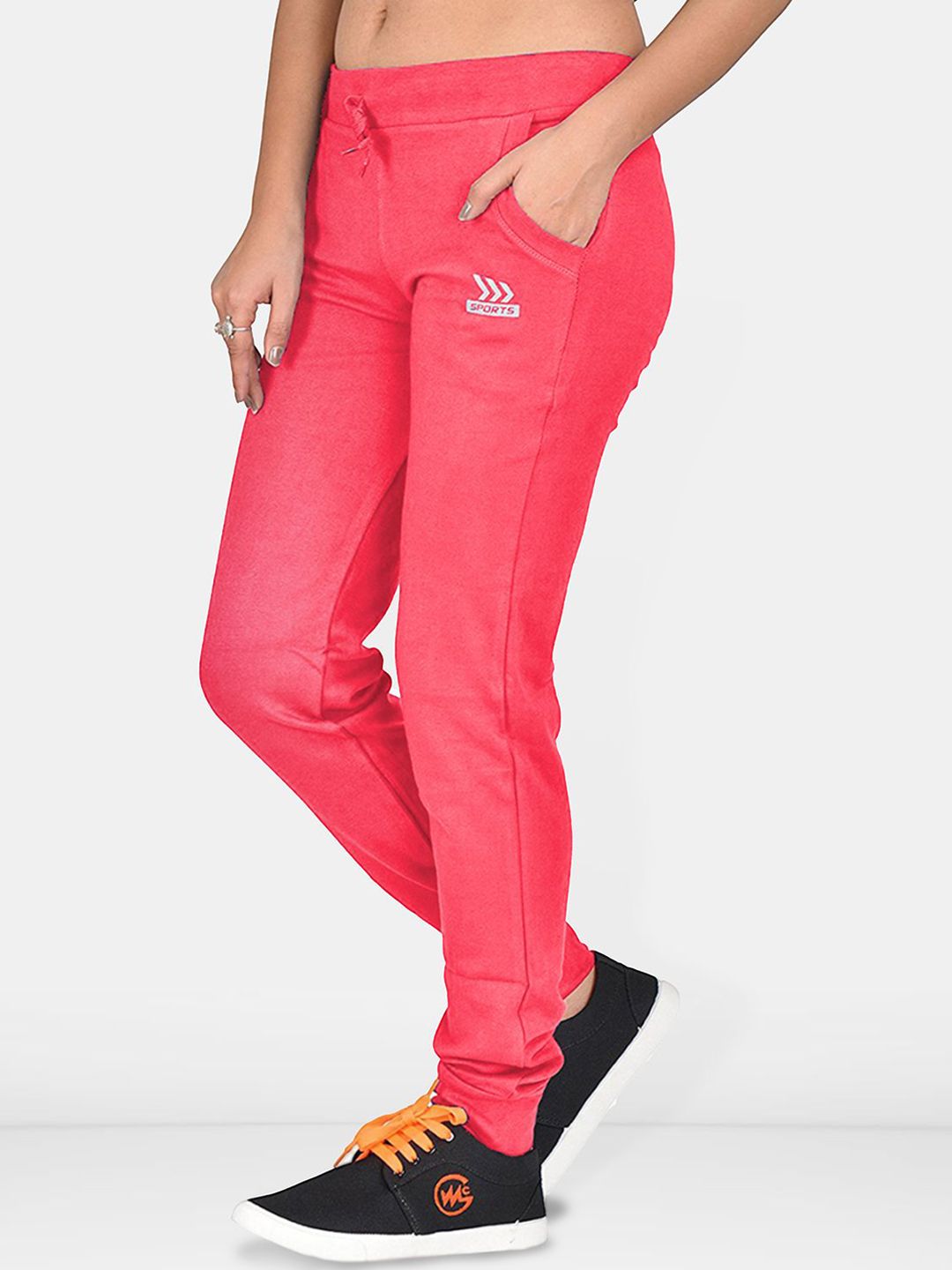 Women Cotton Relaxed-Fit Track Pants