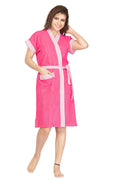 soft absorbent cotton bath gown women