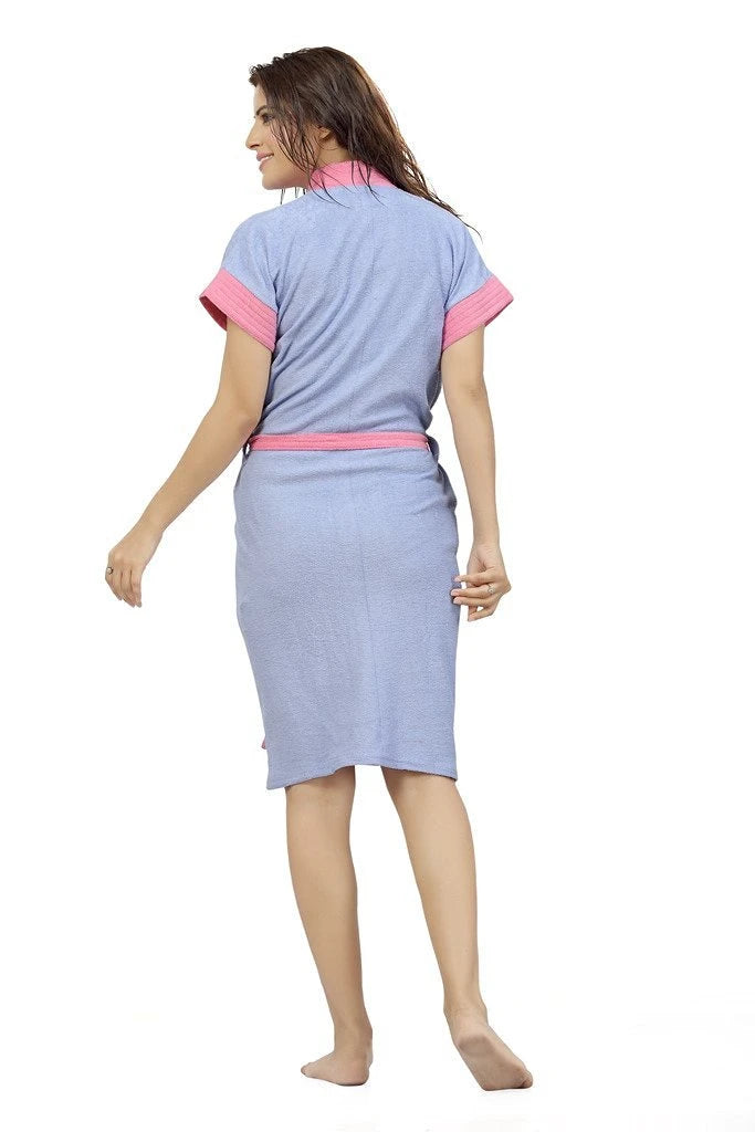 soft absorbent towel fabric bath robe for women
