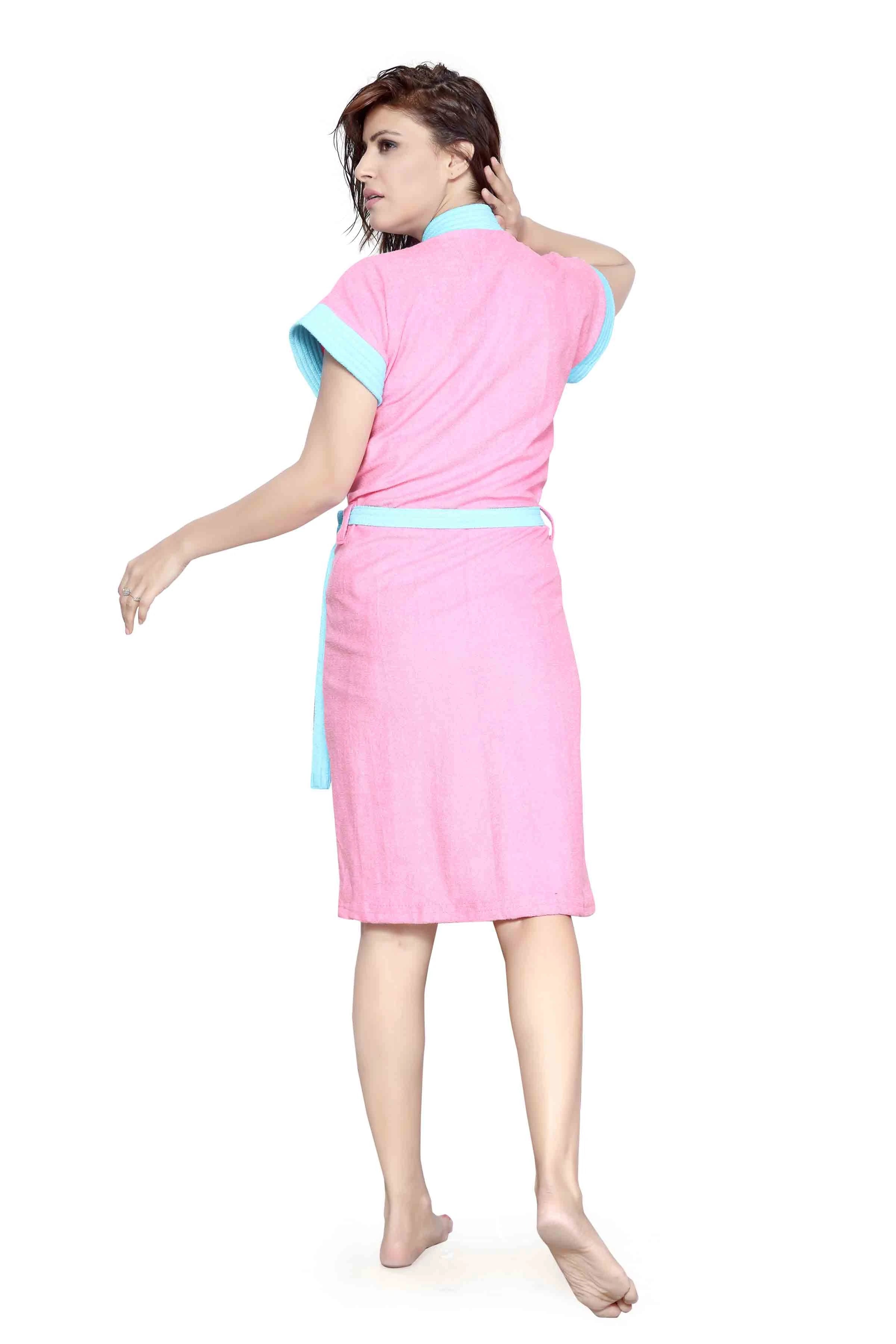 two tone bath gown for women
