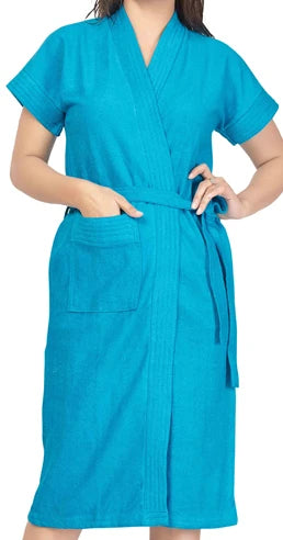 soft cotton bathrobe women with belt
