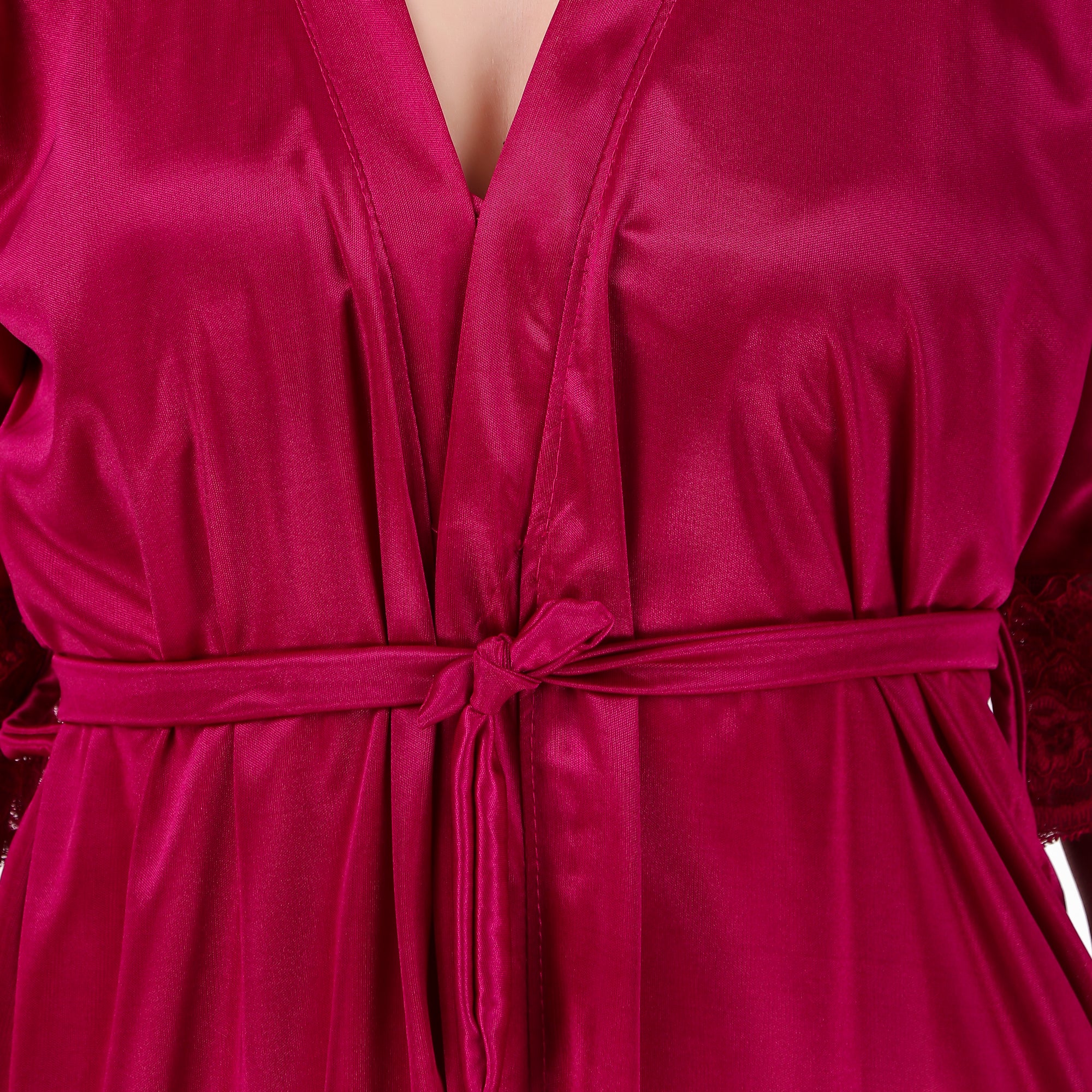 Satin Robe for Women 