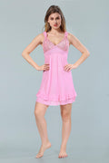 Light Pink Power Net Solid Sleeveless Pack of  for Women