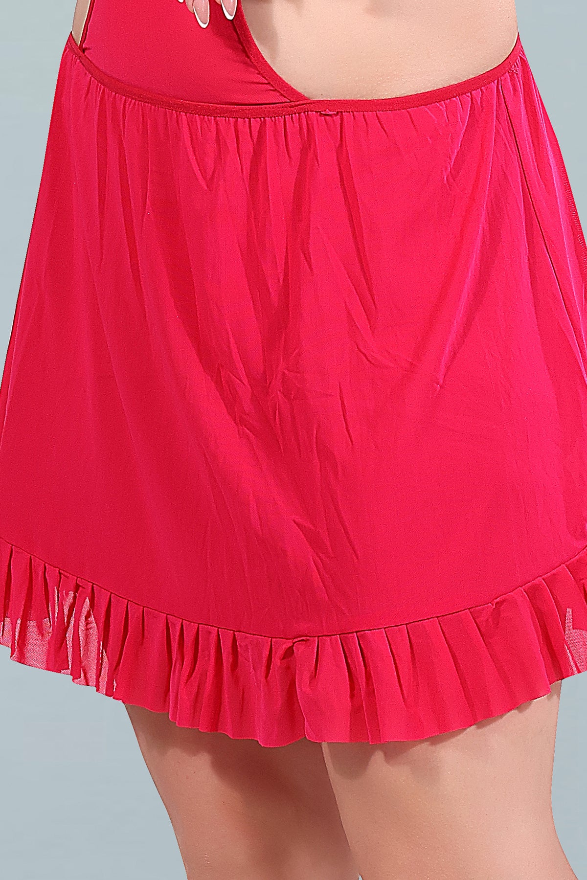 Pink Power Net Solid Sleeveless Pack of  for Women