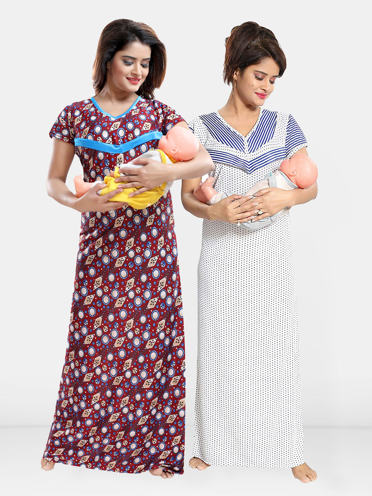 Printed Maxi Nightdress