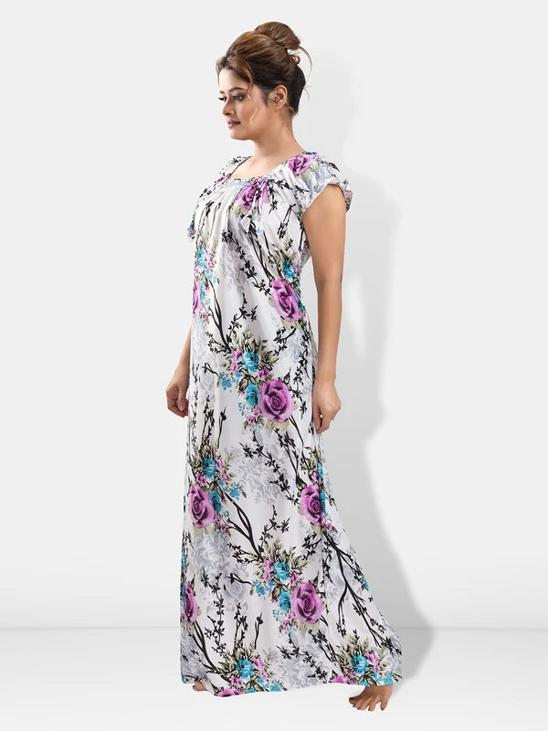Comfortable full length night gown for women
