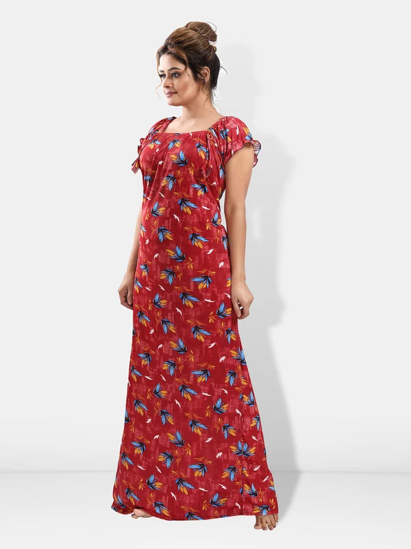 Comfortable full length night gown for women
