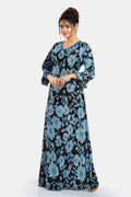 Sarina Satin Floral Nightgown 