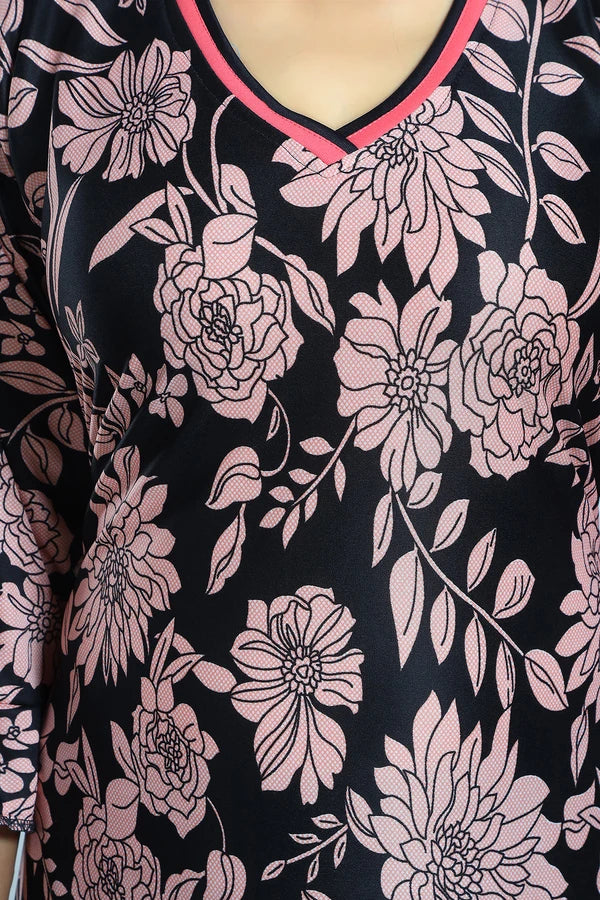 Elegant flared night gown ladies