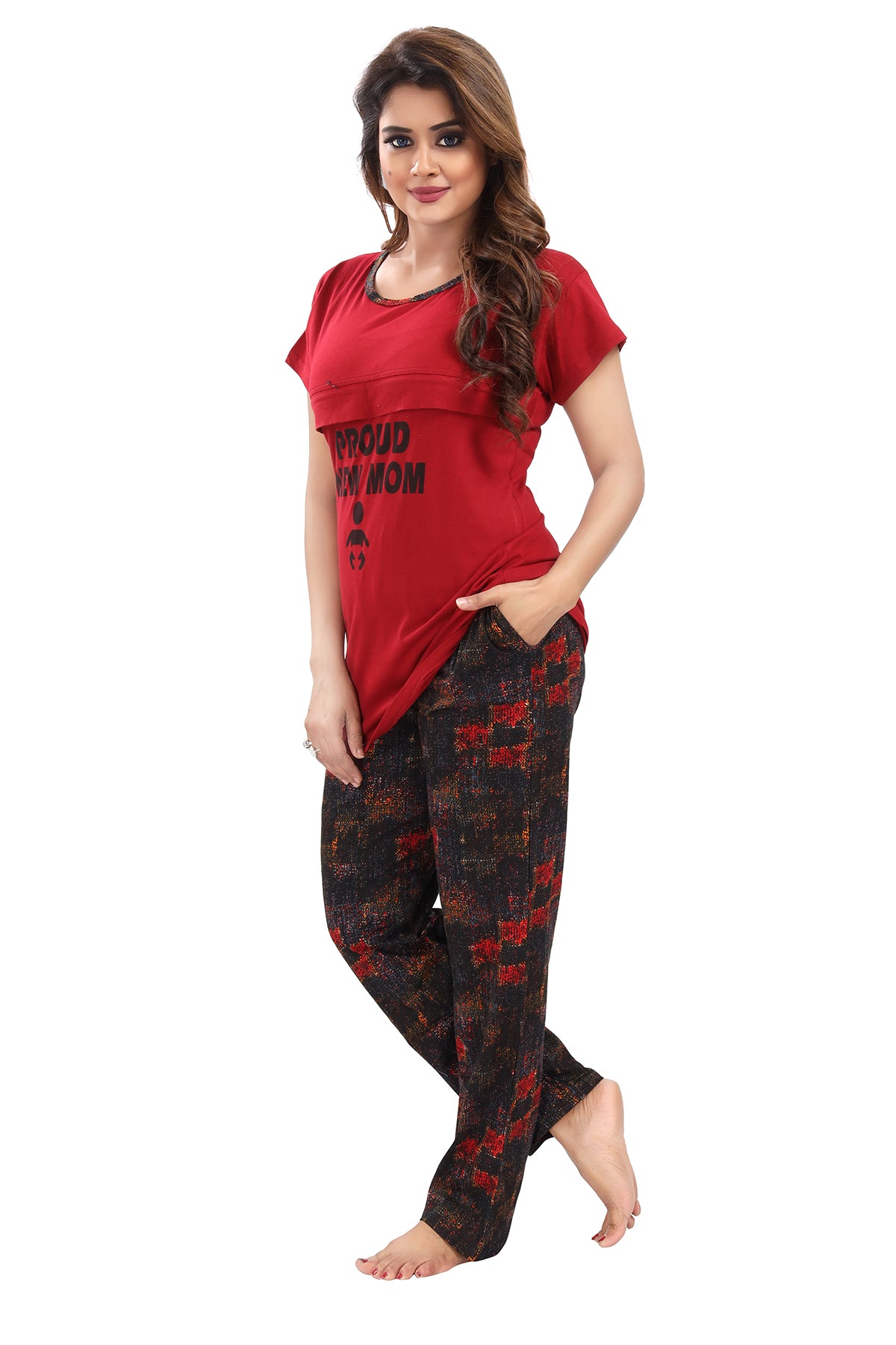 Feeding/Maternity Night Suit for Women Side