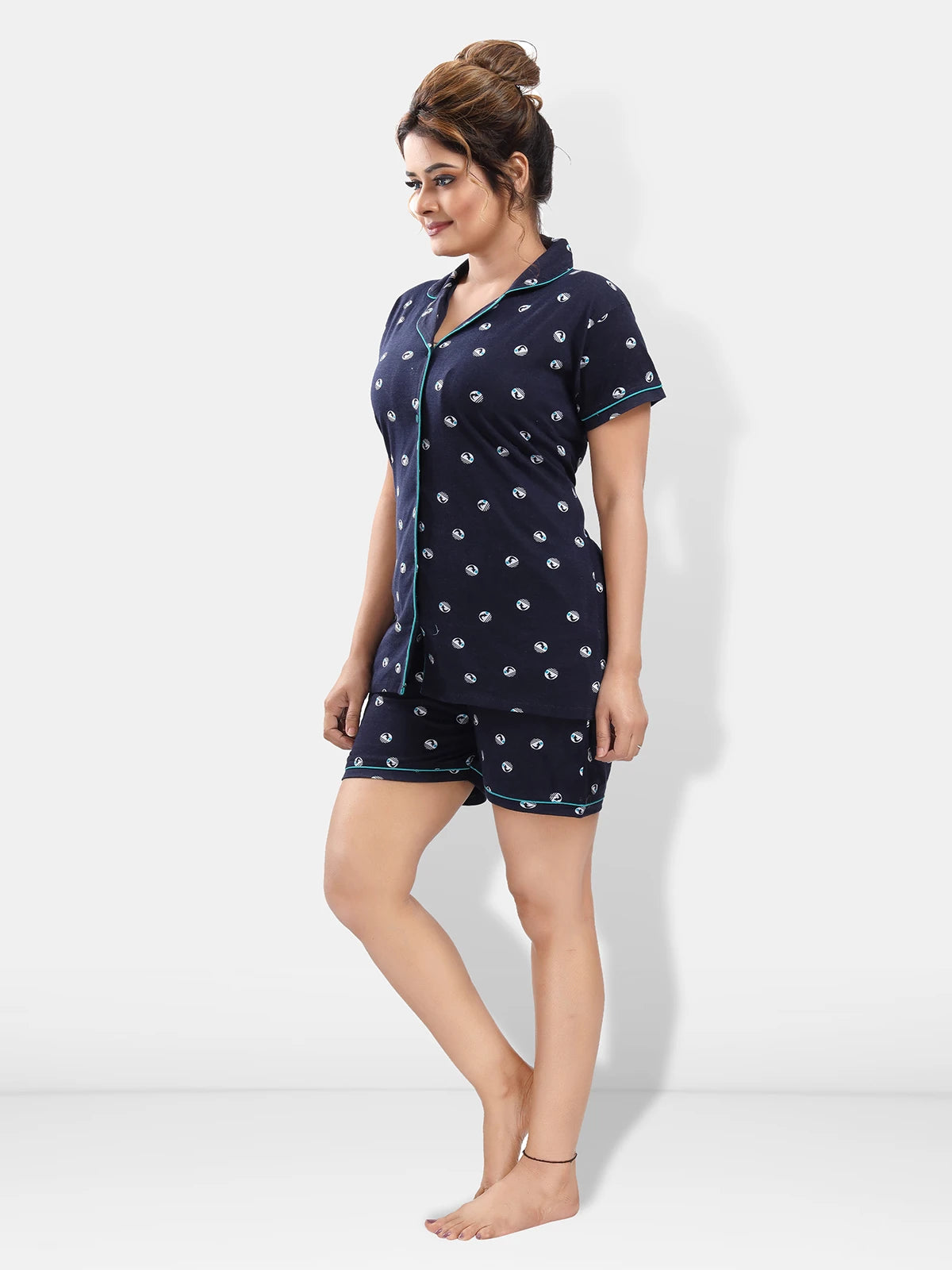 comfortable cotton night suit for women sleepwear
