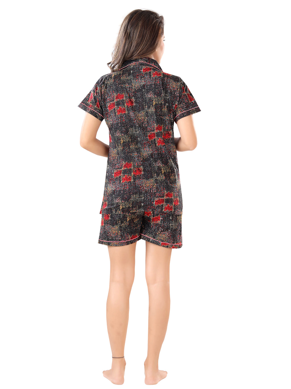 Cotton Pajama & Shorts with Shirt Night Suit Pack of 3 for Women
