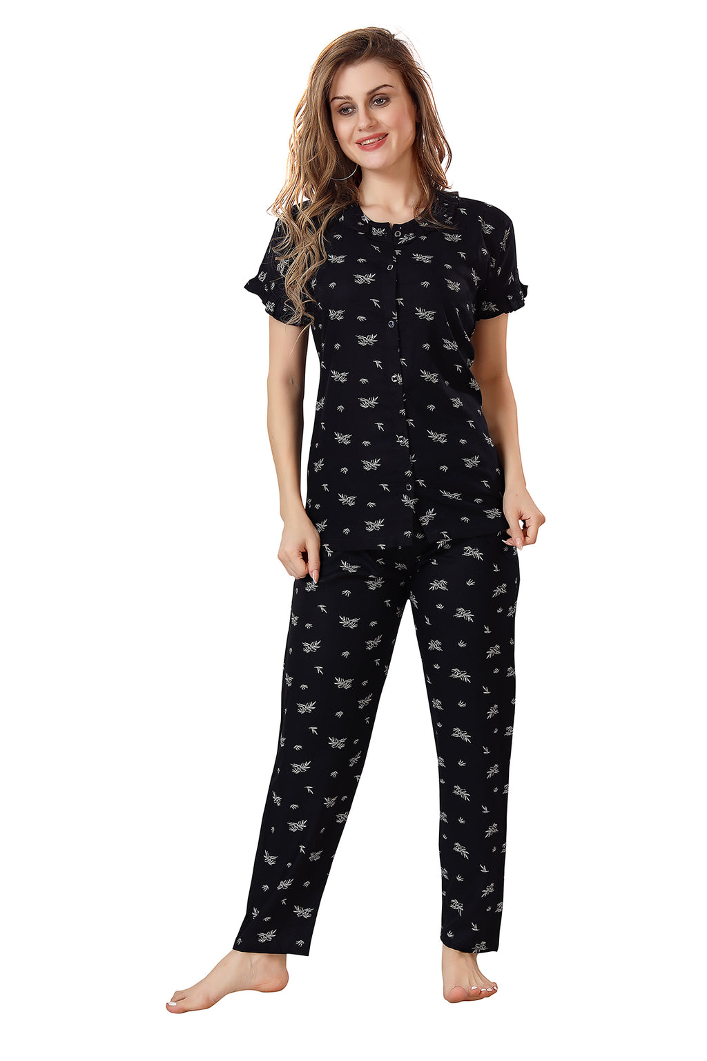 Printed Rayon Co-ord Set for Women 