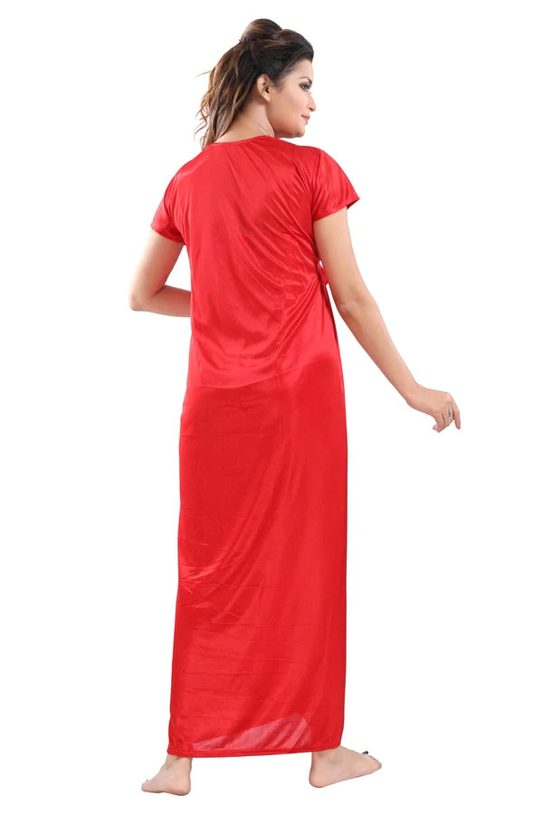 Soft satin nightwear set for women
