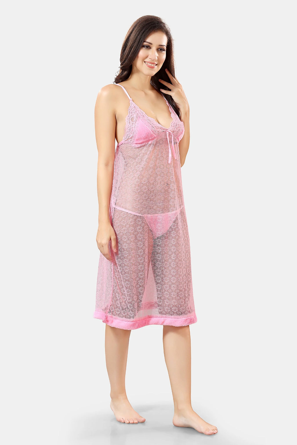 Luxury satin nightwear set for women
