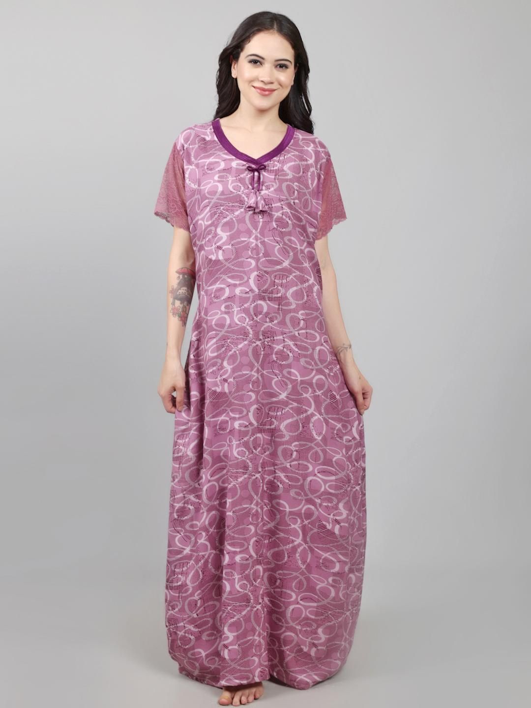 Be You Printed Maxi Nightdress