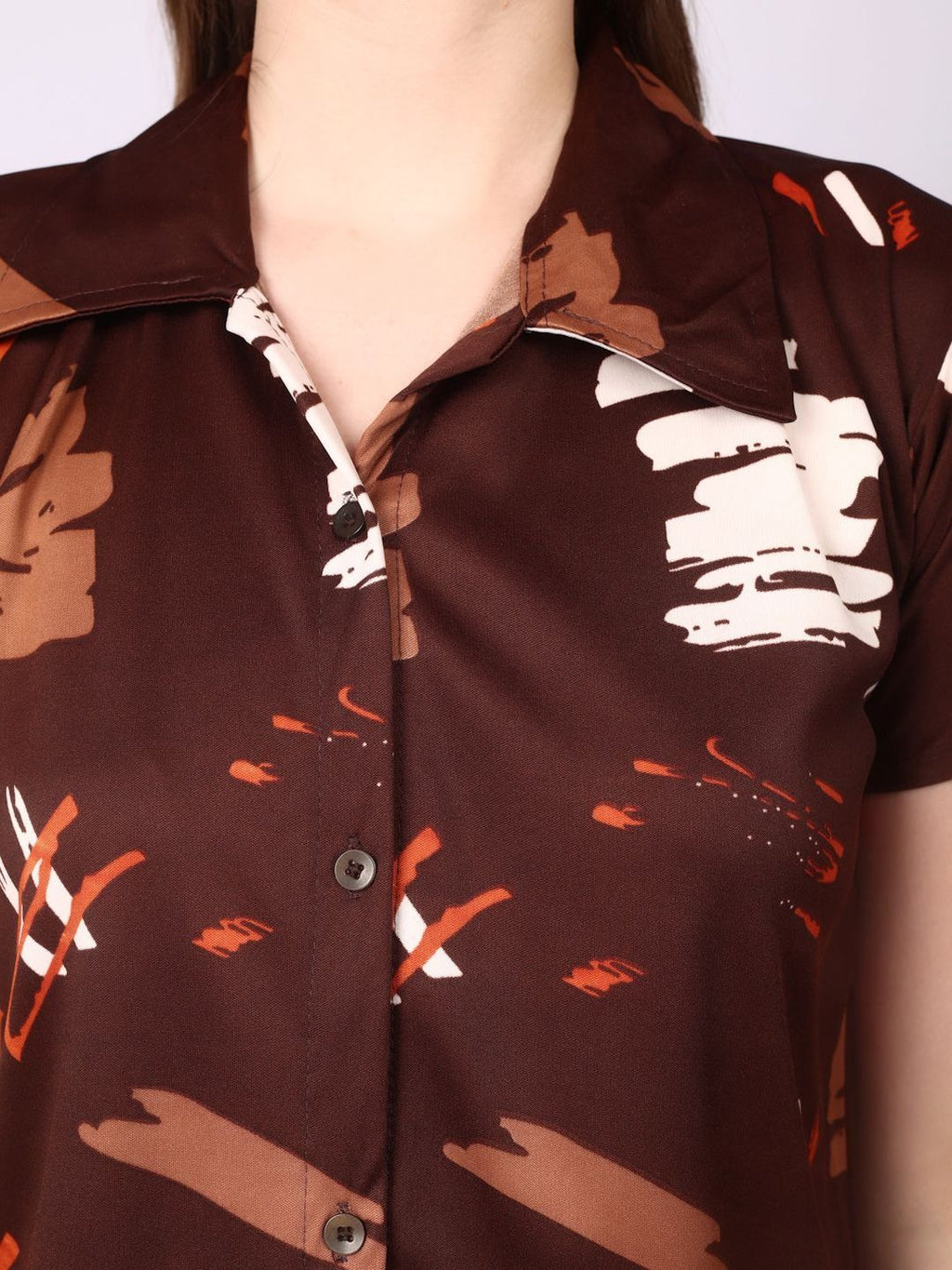 Women Abstract Printed Night suit