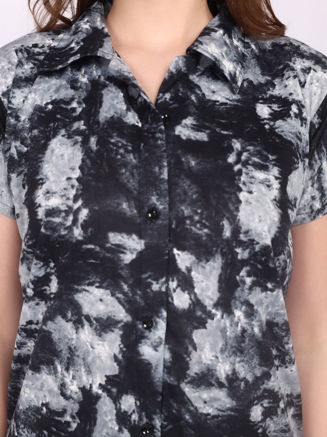 Women Tie-Dye Print Top & Pyjama Night suit