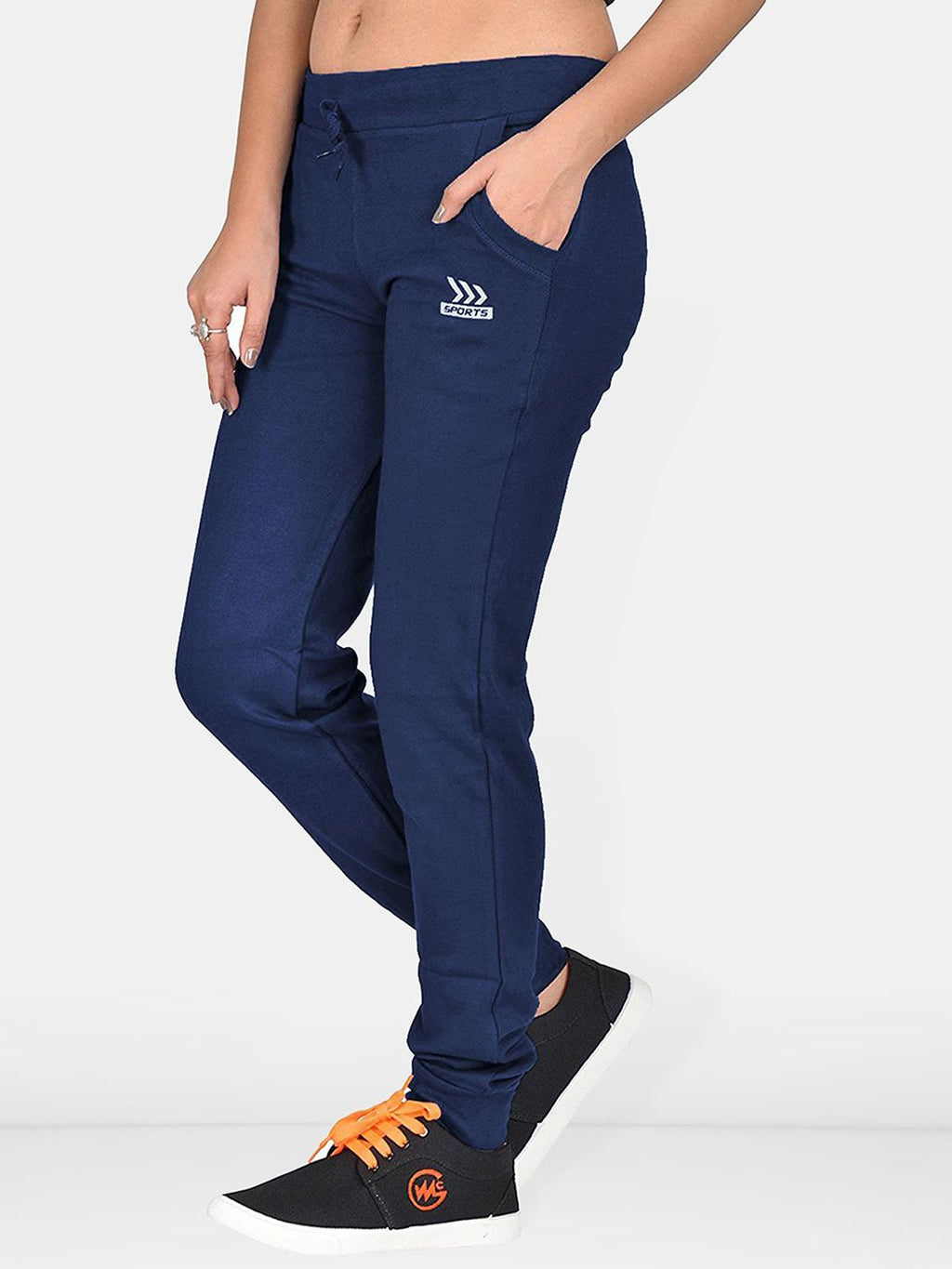 Women Cotton Relaxed-Fit Track Pants