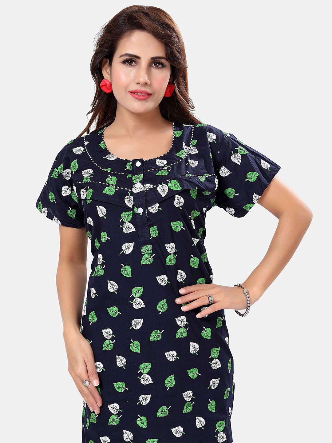 Printed Maxi Nightdress