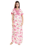 Be You Printed V-Neck Maxi Nightdress