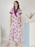 Be You Women Printed Maxi Nightdress