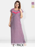 Be You Printed Maternity Maxi Nightdress
