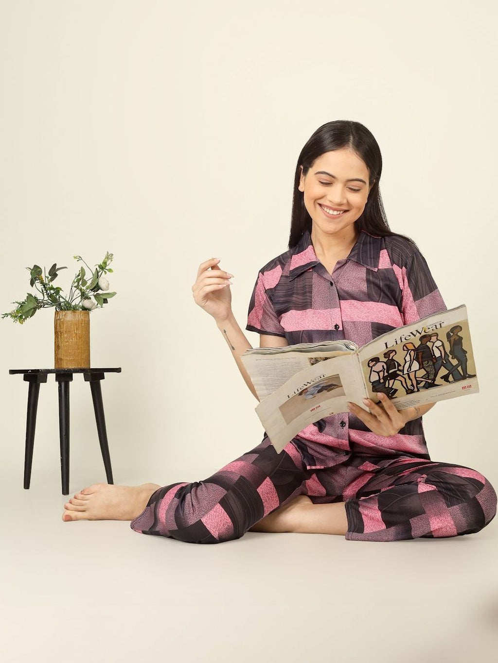 Women Printed Night suit