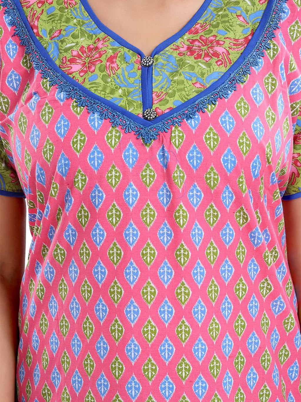 Printed Pure Cotton Maxi Nightdress